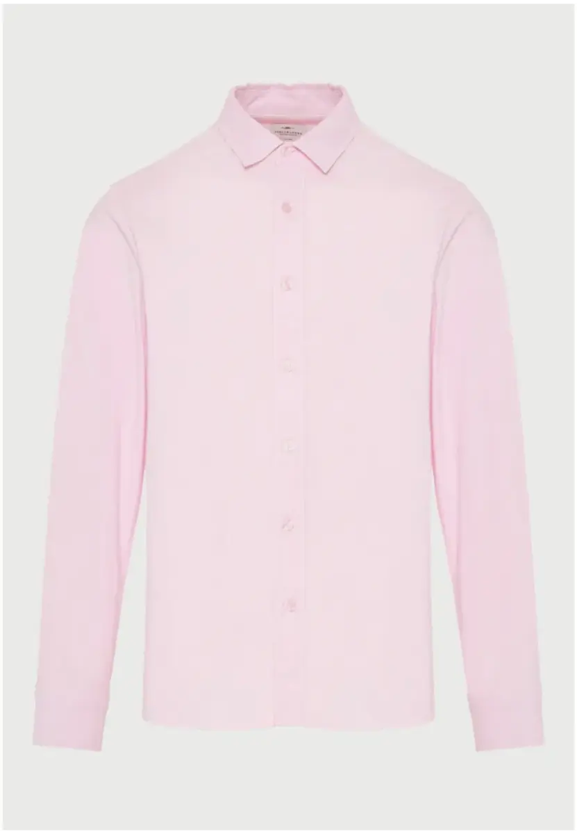 Funky Buddha LS SHIRT FBM013 051 05 LIGHT PINK 1