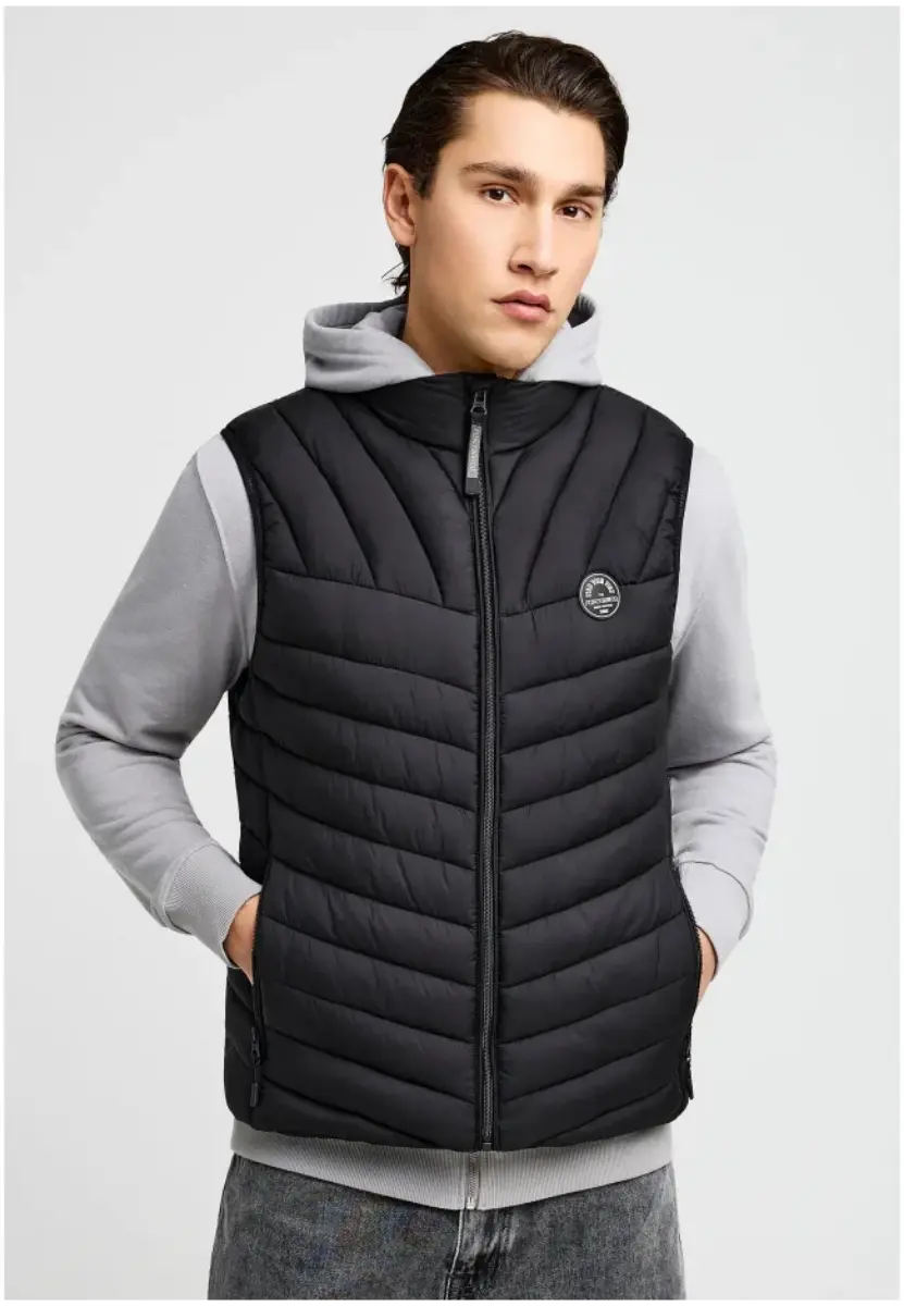 Funky Buddha Αμάνικο Μπουφάν FBM013-001-01 ανδρικο