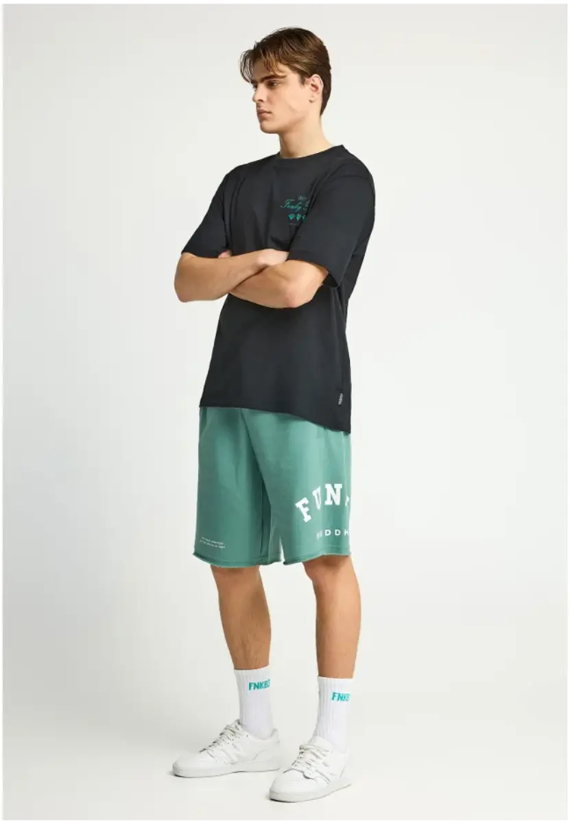 Funky Buddha Shorts FBM013 051 03 GREEN 2