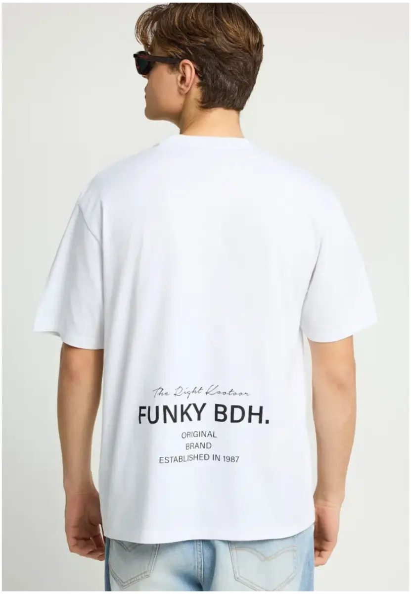 Funky Buddha T Shirt FBM013 015 04 WHITE 2