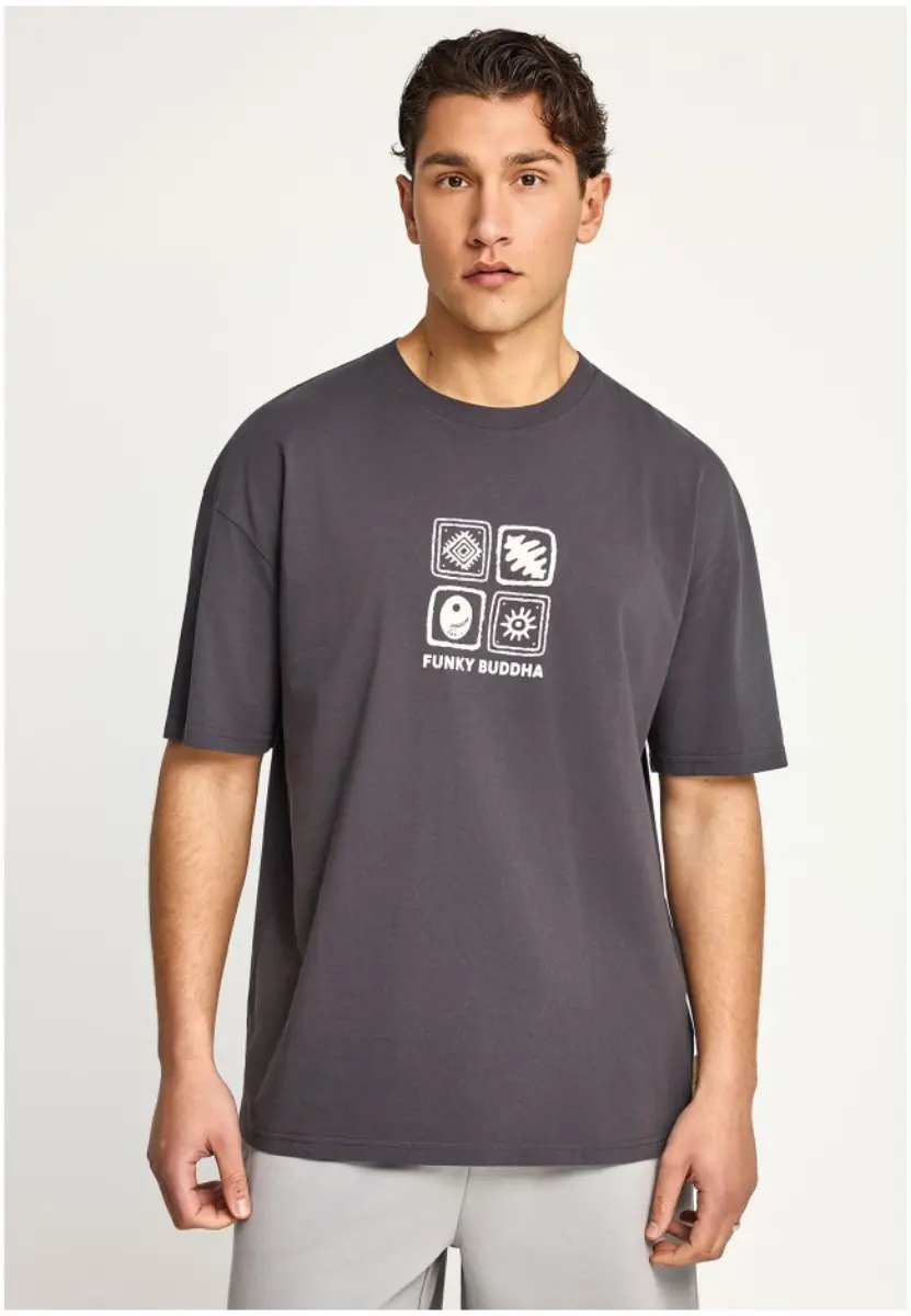 Funky Buddha T-Shirt Κοντομάνικο FBM013-055-04