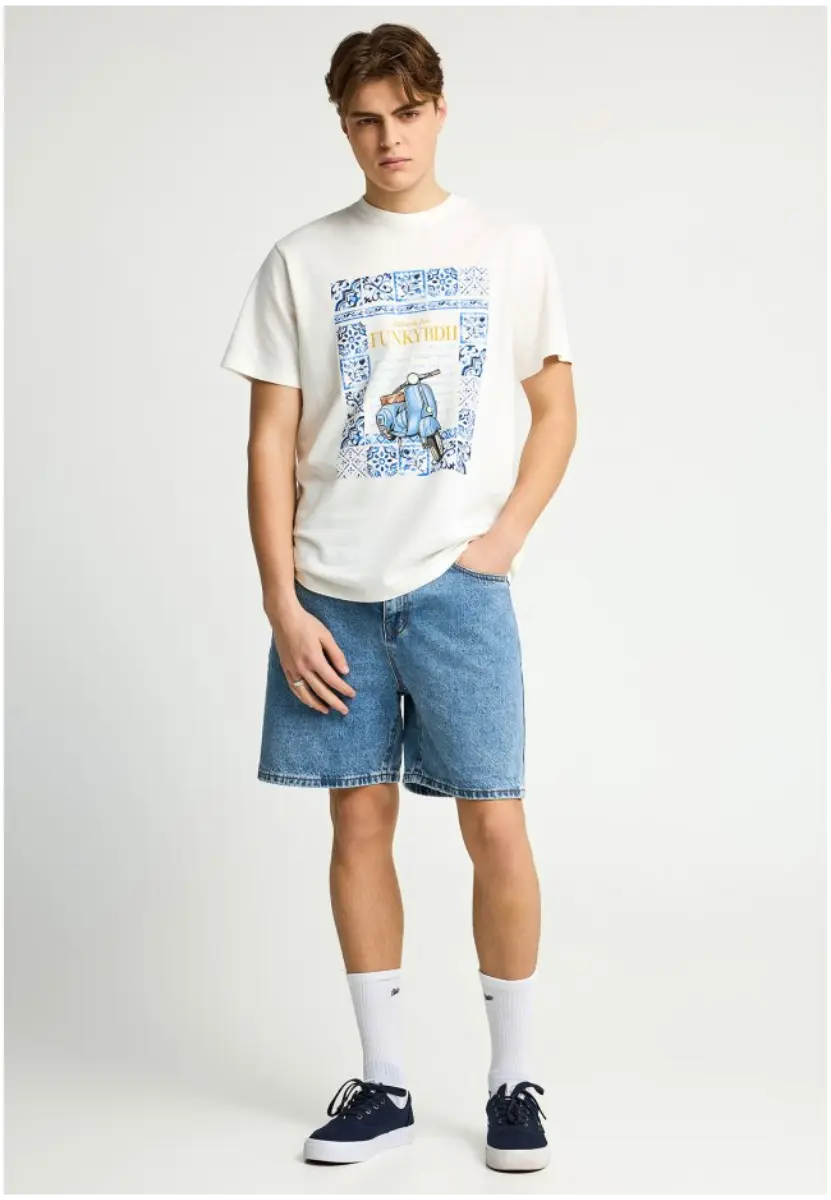 Funky Buddha T Shirt SS FBM013 063 04 WHITE 2