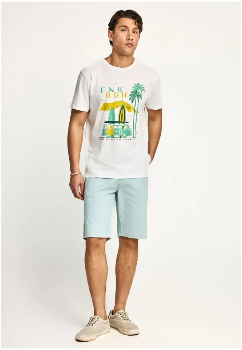 Funky Buddha T Shirt SS FBM013 091 04 WHITE 2