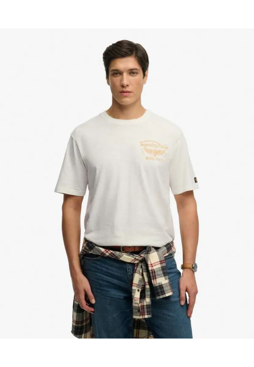 Superdry T-Shirt Heritage Biker Loose - Image 6