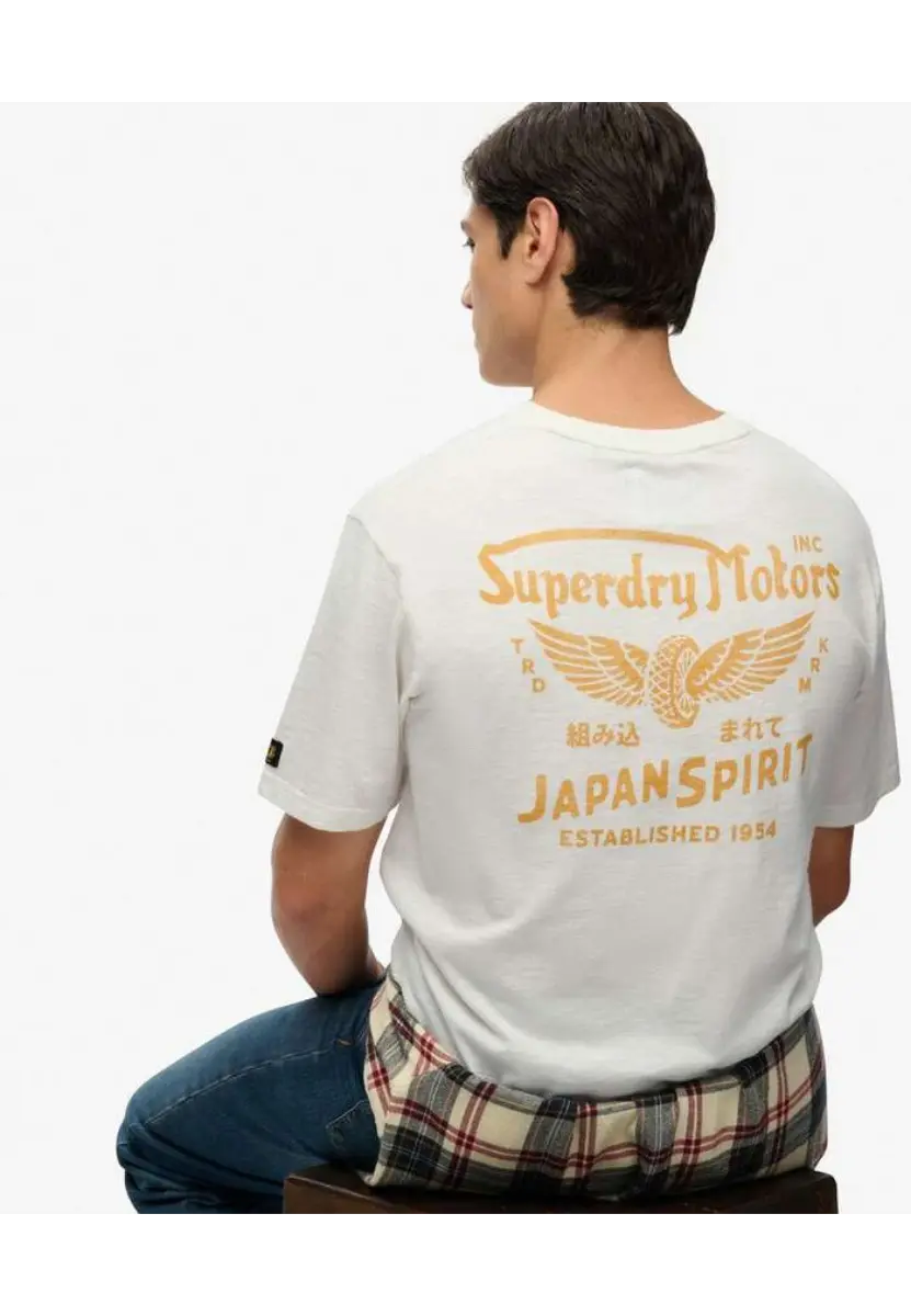 Superdry T-Shirt Heritage Biker Loose - Image 9